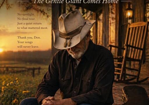 Few People Noticed It at the Time, but Don Williams May Have Given His Final Goodbye the Same Way He Lived His Entire Life—Quietly