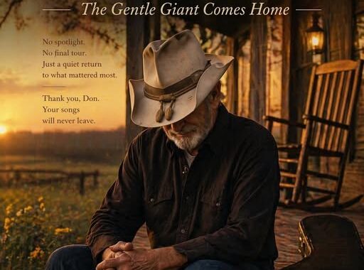 Few People Noticed It at the Time, but Don Williams May Have Given His Final Goodbye the Same Way He Lived His Entire Life—Quietly